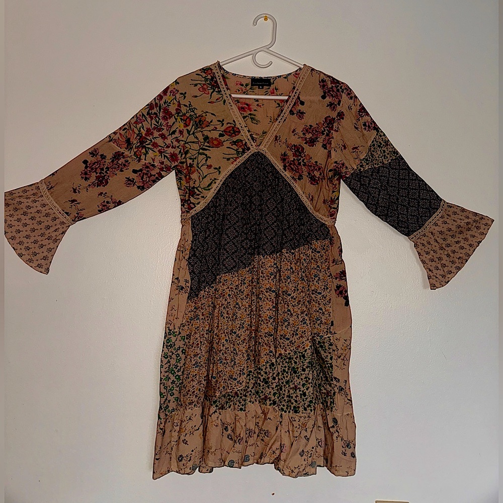 Floral bohemian dress